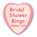 Wedding Shower Bingo - Abbee.com